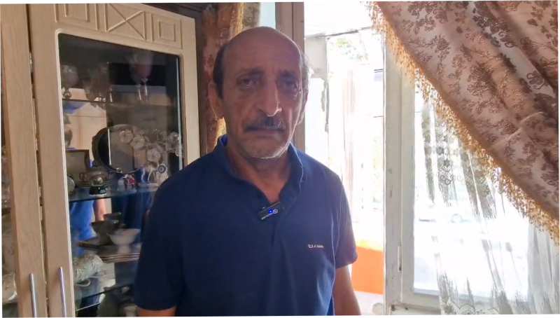 Eyvanı çökən Sumqayıt sakini DANIŞDI - VİDEO
