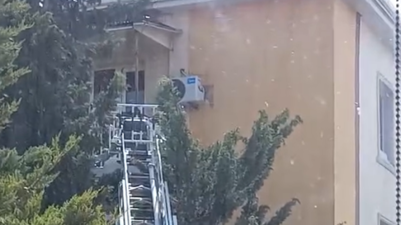 Sumqayıtda siqaret yanğına SƏBƏB OLDU - VİDEO