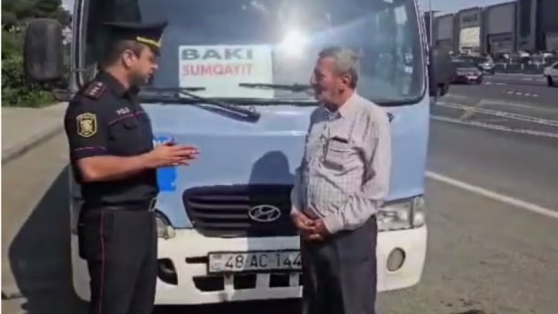 Bakı-Sumqayıt avtobusunun sərxoş sürücüsü SAXLANILDI