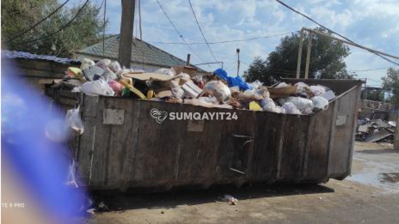 Sumqayıt zibillərlə DOLUB-DAŞIR 