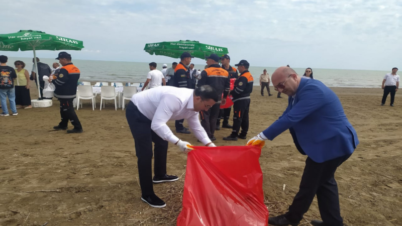 Sumqayıtda dəniz sahillərində iməcilik TƏŞKİL EDİLİB