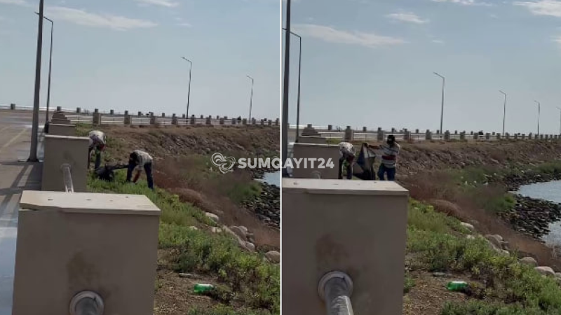 Sumqayıtlıların səsi eşidildi - Bulvar təmizlənir