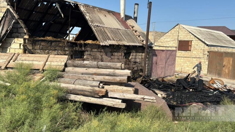 Sumqayıtda çörək sexində YANĞIN