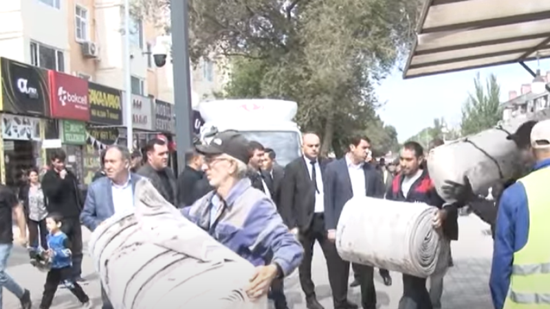 Sumqayıtda küçə ticarətinə qarşı REYD - VİDEO