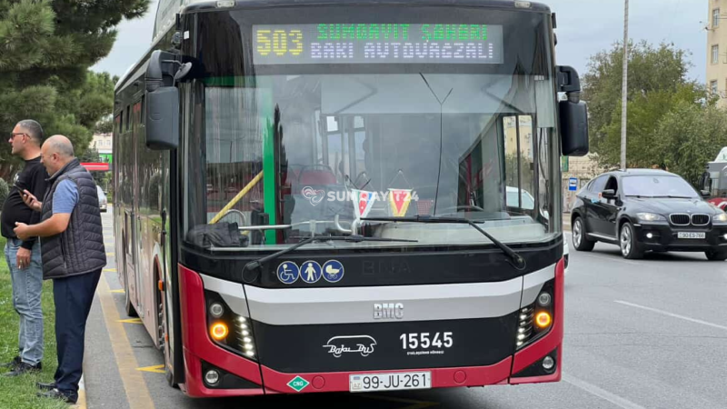 503 nömrəli avtobusun HƏRƏKƏT CƏDVƏLİ - FOTO