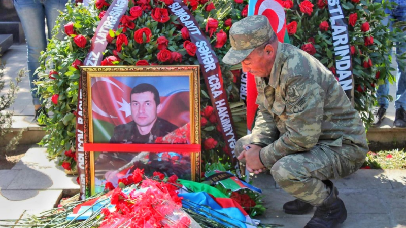 İki qəhrəman şəhidimiz bir kadrda…