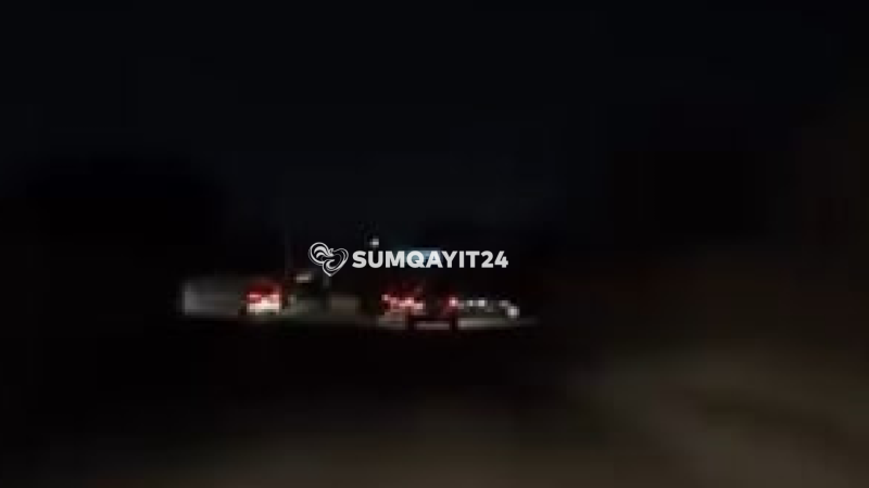 Sumqayıtda qəbiristanlığa gedən yolda TƏHLÜKƏ