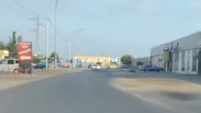 Sumqayıtda asfalt örtüyünü dağıdıb getdilər- sürücülər NARAZIDIR - VİDEO