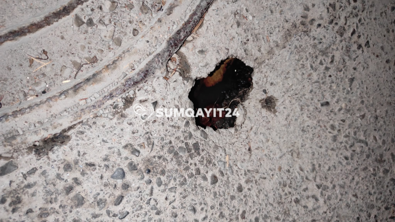 Sumqayıtda lyuk təhlükəyə çevrilə bilər