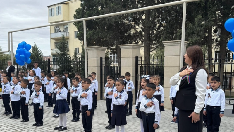 Sumqayıtda 6 il bağlı olan məktəb AÇILDI