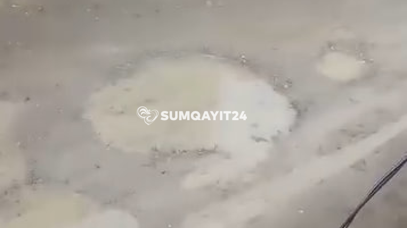 Sumqayıtda yol problemi sakinləri BEZDİRİB