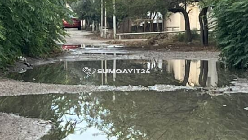 Sumqayıtda yağış hərəkəti ÇƏTİNLƏŞDİRİR