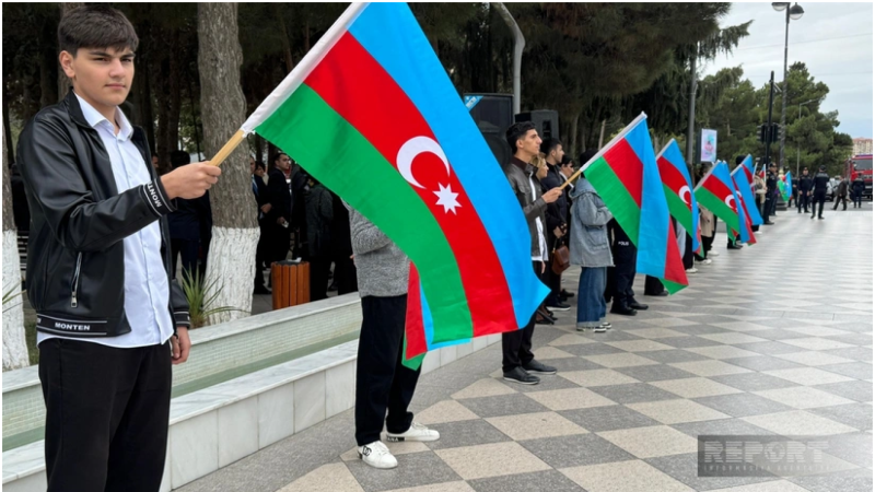 Sumqayıtda Vətən müharibəsi şəhidlərinin xatirəsi anılıb