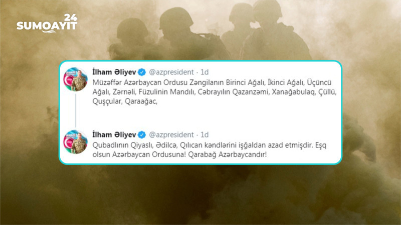 Vətən müharibəsinin 32-ci günü – XRONİKA Vətən müharibəsinin 32-ci günü – XRONİKA