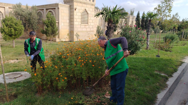 Sumqayıtda abadlıq işləri aparılıb Sumqayıtda abadlıq işləri aparılıb