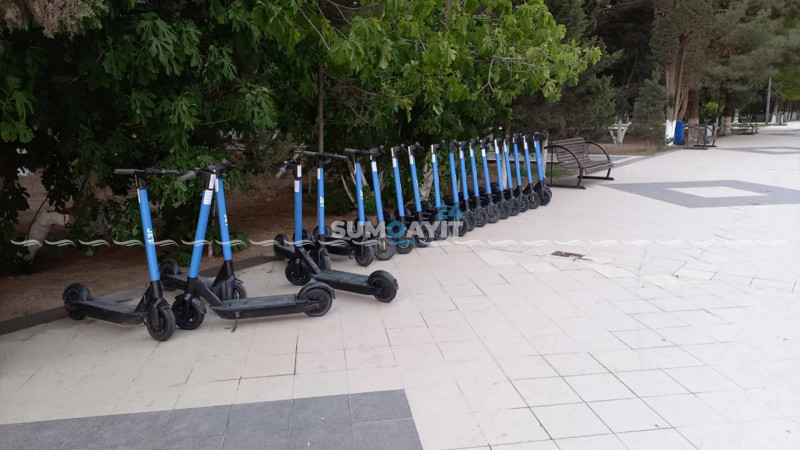Sumqayıtda skuter oğrusu saxlanılıb Sumqayıtda skuter oğrusu saxlanılıb
