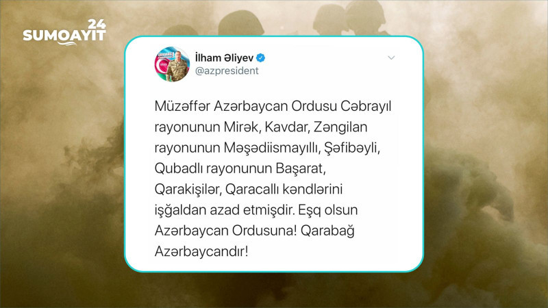 44 günlük Vətən Müharibəsinin 39-cu günü