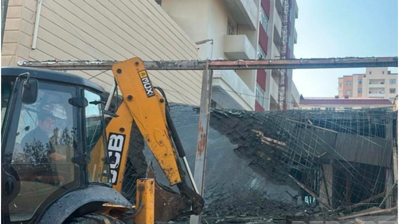 Sumqayıtda qanunsuz tikintinin qarşısı alınıb