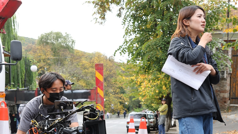 Yaponlar Sumqayıtda serial çəkdilər