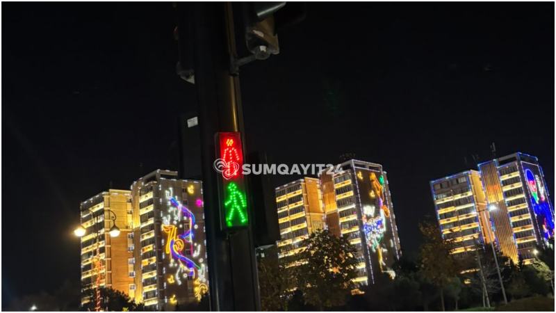 Sumqayıtda həm sürücüləri, həm də piyadaları çaşdıran işıqfor bərpa edildi