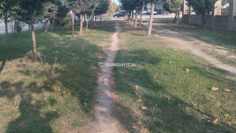 Sumqayıtda piyadaların məşəqqət yolu