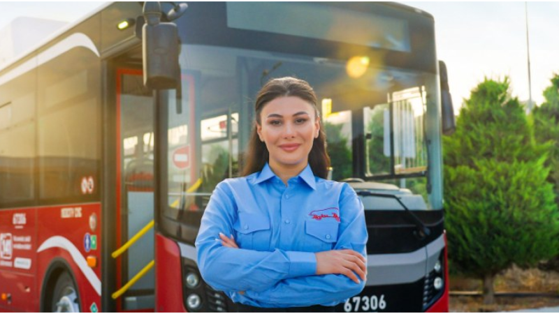 Qadın avtobus sürücüləri fəaliyyətə başlayıblar