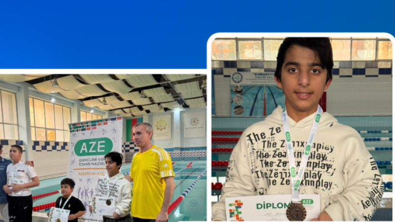 Uşaq evinin sakini Sumqayıtda medal QAZANDI