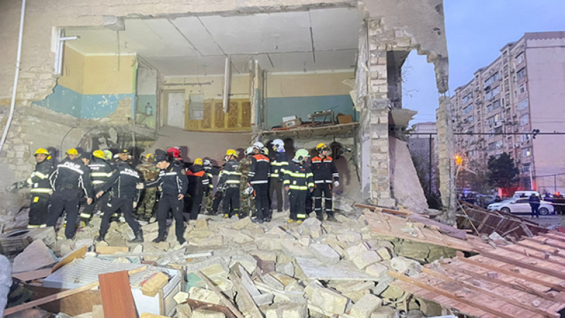 Sumqayıtda baş vermiş partlayışlardan bir il ötür