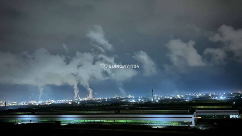 Sumqayıtda hər gecə görünən mənzərə…