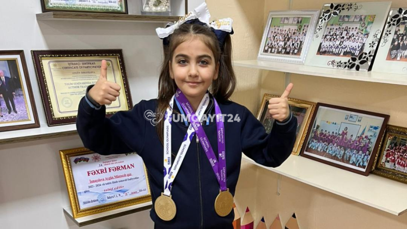 Olimpiadaların qızıl medalçısı - sumqayıtlı Aylin