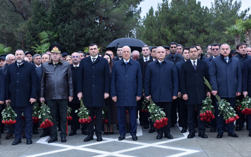 Sumqayıtda Ümummilli Liderin xatirəsi anılıb