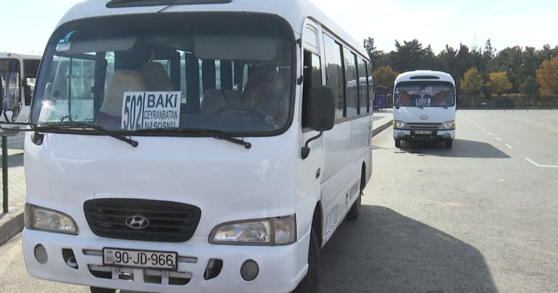 Sumqayıtda avtobus sürücülərindən ÖZBAŞINALIQ - AÇIQLAMA