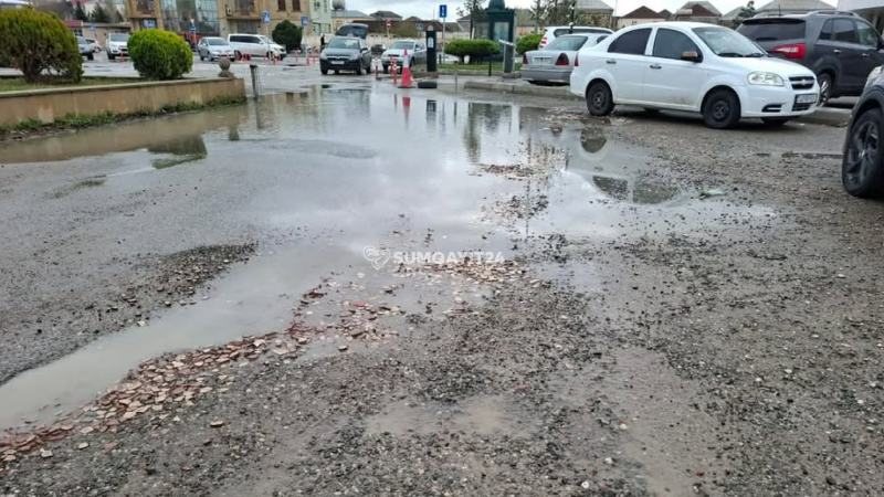 Sumqayıtda qəhrəmanın adına layiq olmayan MƏNZƏRƏ