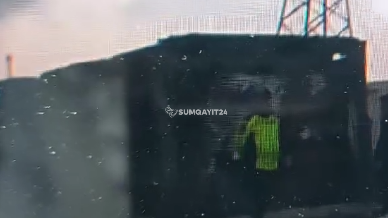 Sumqayıtda yük maşını AŞIB