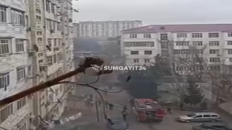 Sumqayıtda yolka yanğına səbəb oldu - Uşaq yaralandı