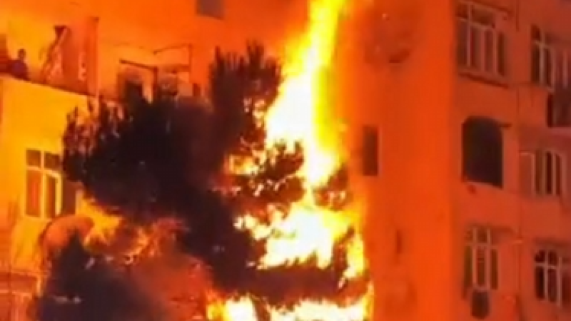 Sumqayıtda daha bir YANĞIN