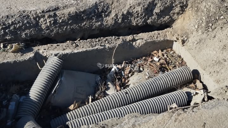 Novxanıda quyu sürücüləri ziyana salır