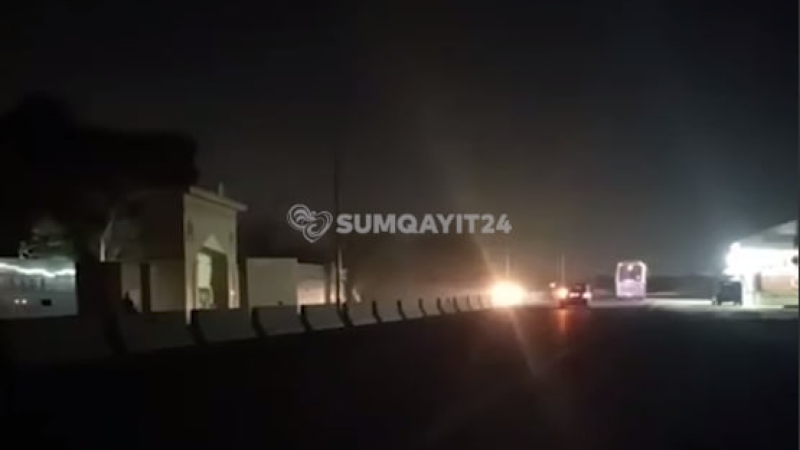 Sumqayıtın qəza, ölüm riski yaradan yolu