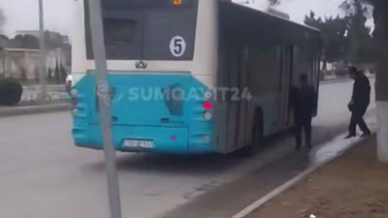 Sumqayıtda gözəgörünməz avtobus dayanacağı