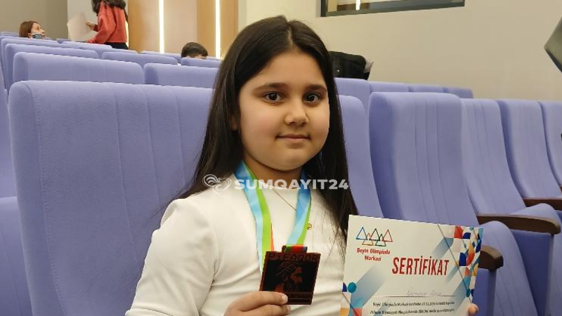 Sumqayıtlı Zəhranurdan UĞURLU NƏTİCƏ