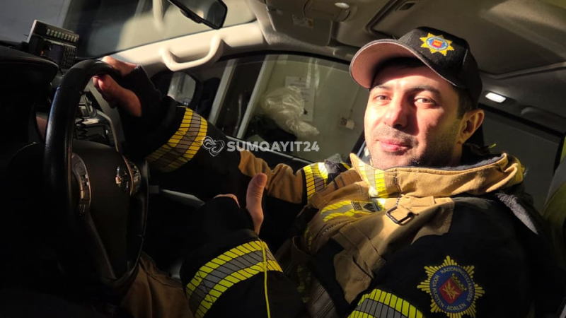 Sumqayıtdan Skandinaviyaya - Hər gün alovla üz-üzə qalan qəhrəman