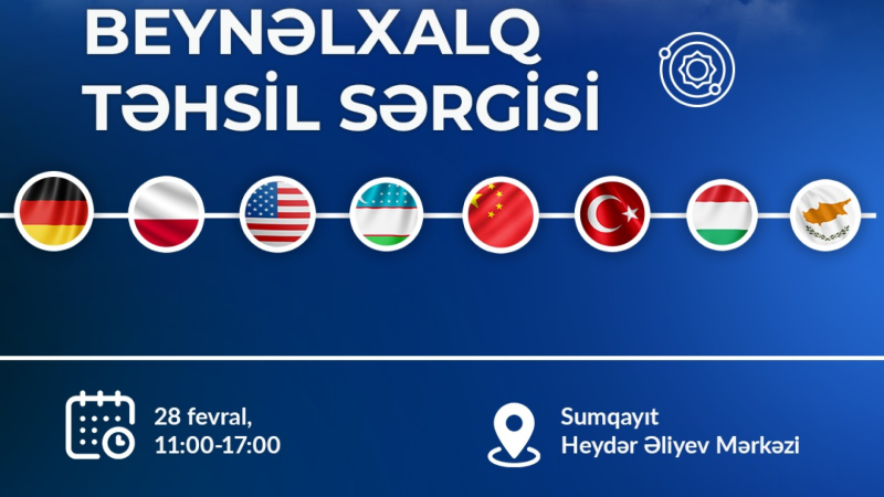 Sumqayıtlıların nəzərinə - Beynəlxalq sərgi keçiriləcək