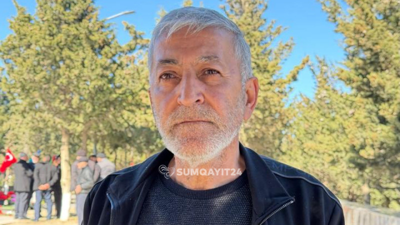 Sumqayıtlı şəhid xanımın qardaşı: Mən özüm döyüşə getmək istəyirdim