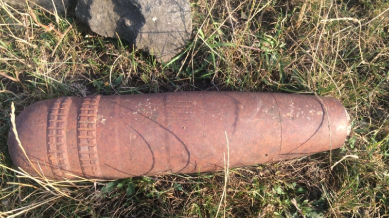Sumqayıtda partlamamış top mərmisi aşkarlanıb