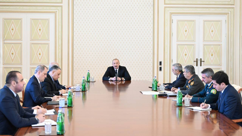 Prezident İlham Əliyevin sədrliyi ilə Təhlükəsizlik Şurasının iclası keçirildi