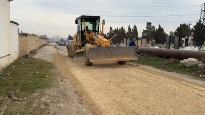 Sumqayıt qəbiristanlığının ətrafı asfaltlanır