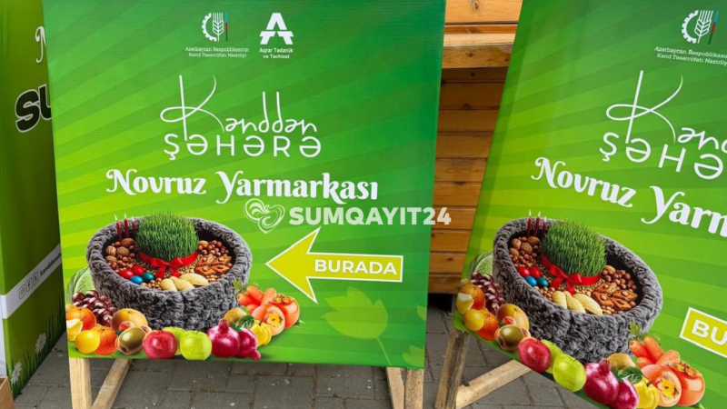 Sumqayıtda bayram yarmarkası başlayıb