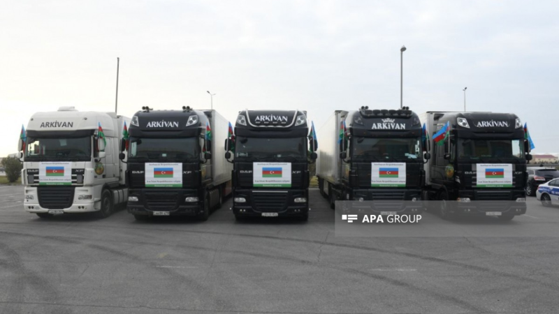 Azərbaycandan İrana növbəti humanitar yardım yola salınır