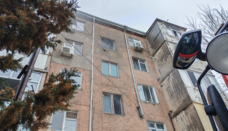 Sumqayıtda yaşayış binasında YANĞIN