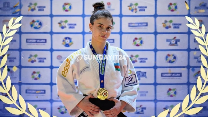 Sumqayıtlı qız Avropa kubokunun gümüş mükafatçısı oldu